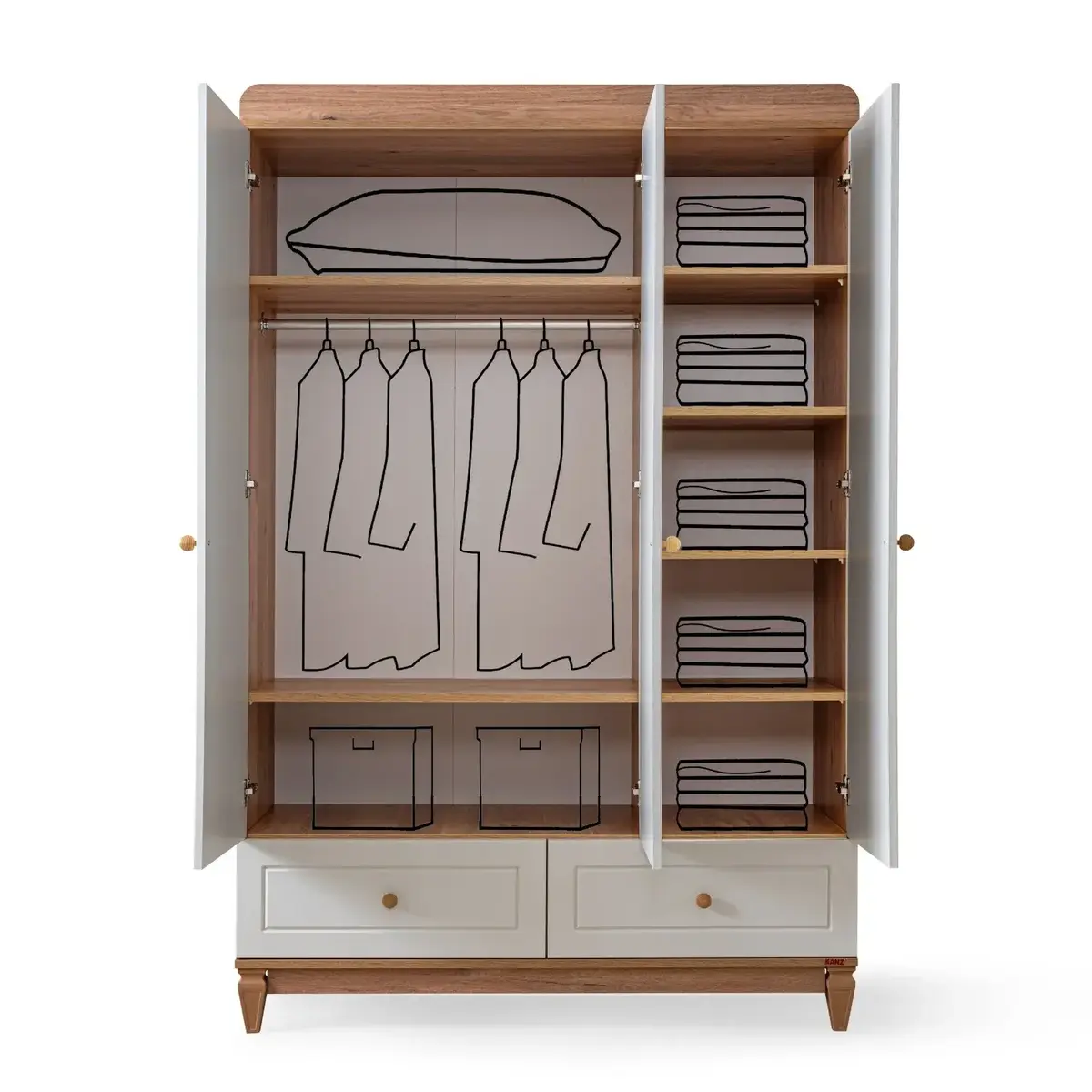 Kanz Paris Bebek Odası Takımı