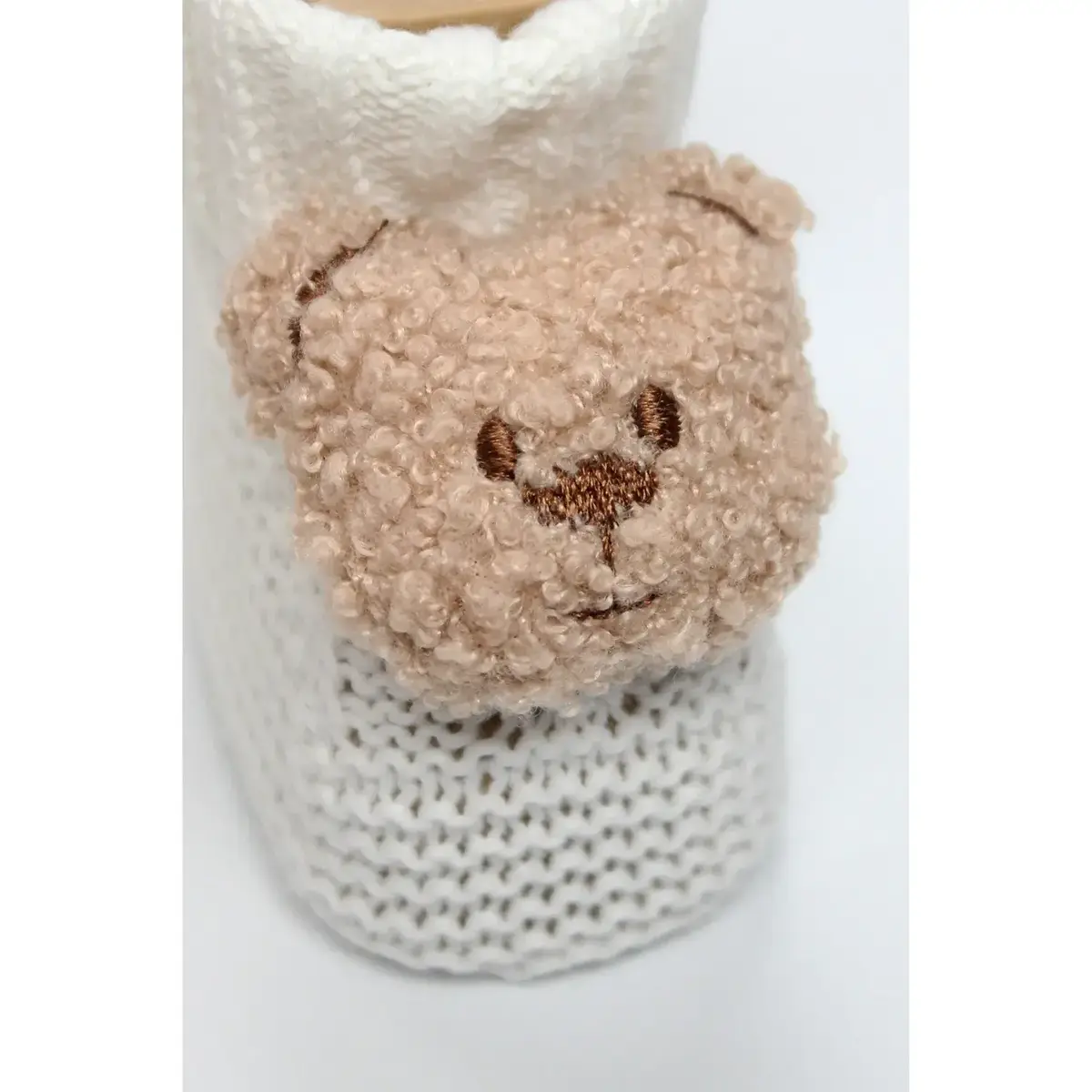 Bistyle Patik Triko Seperatörlü Aksesuarlı Ekru