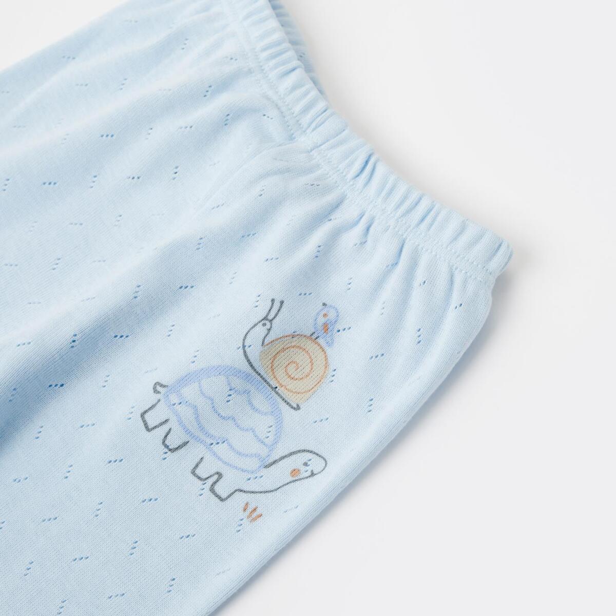 Bibaby Pantolon Patikli Turtle Blues Mavi