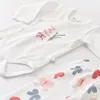 Bibaby Organik Zıbın Takımı Wild Flowers Coral