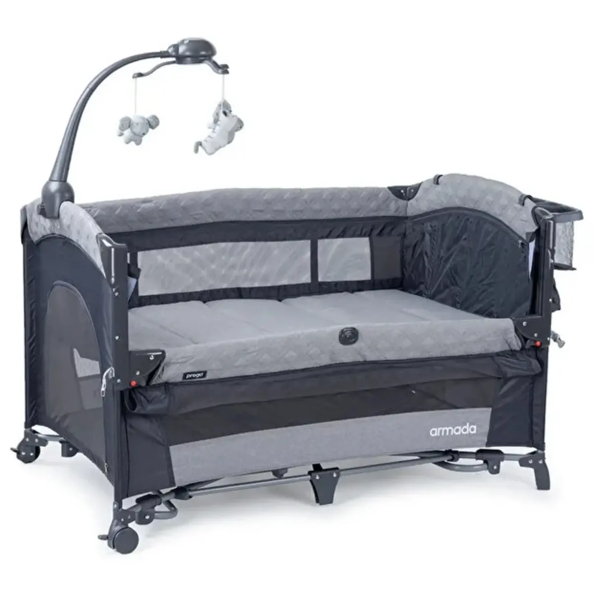 Prego 8067 Armada Anne Yanı Oyun Parkı 70x120 cm Gri