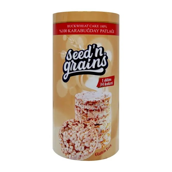 Seed'N Grains  % 100 Karabuğday Patlağı 125 gr