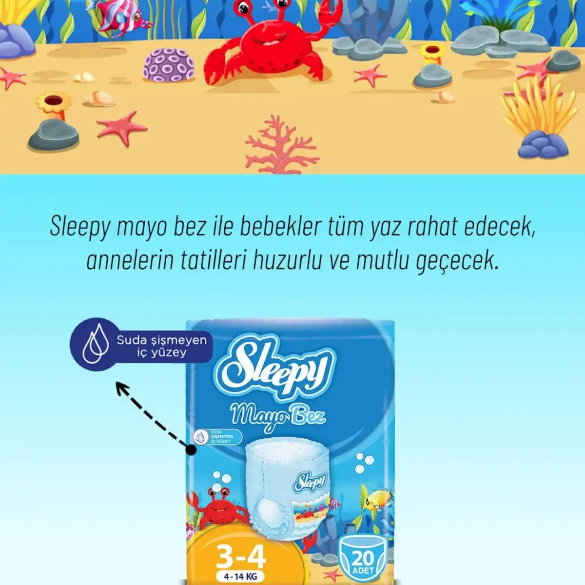 Sleepy Mayo Külot Bebek Bezi 4 Beden Maxi 4 - 14 kg 20li