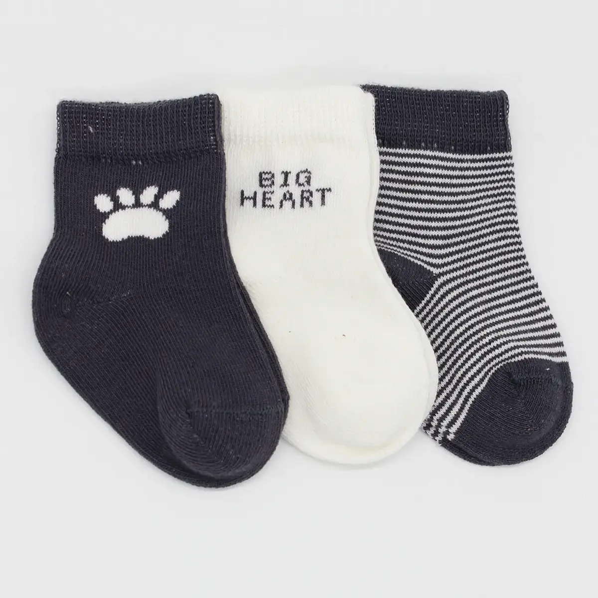 Bibaby Çorap Soket 3lü Bistyle Pati Penye Antrasit Bibaby Çorap Soket 3lü Bistyle Pati Penye Antrasit