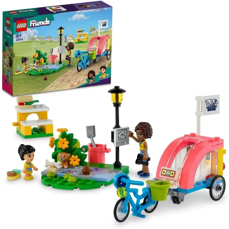 LEGO Friends Köpek Kurtarma Bisikleti 41738