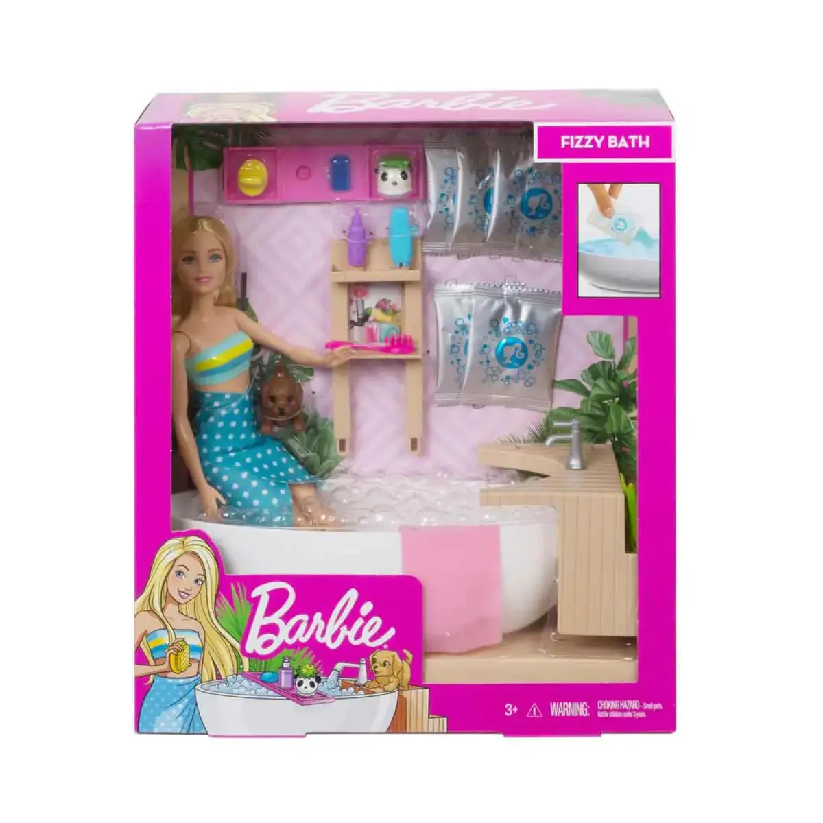Barbie Wellness Barbie'nin Spa Günü Oyun Seti