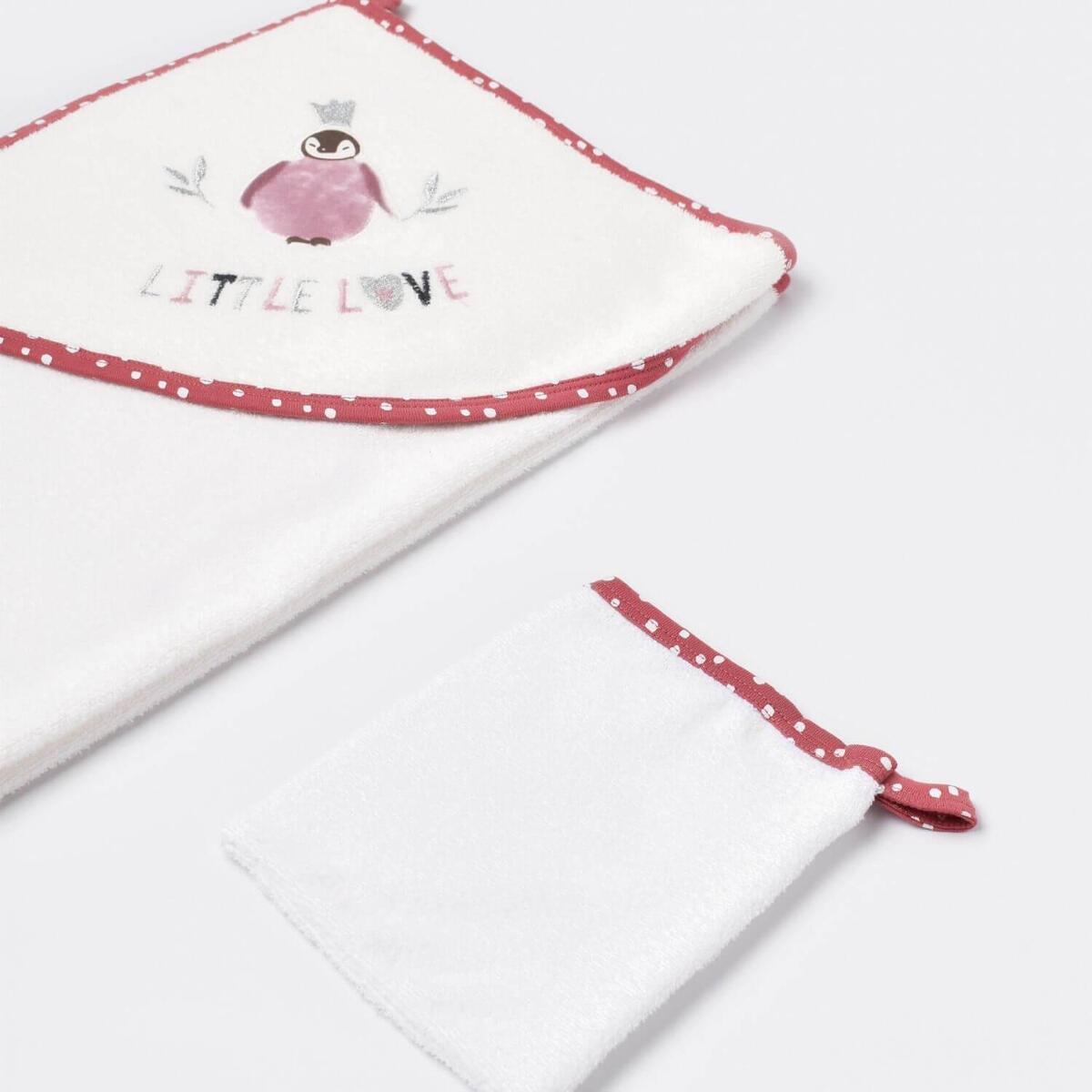 Bibaby Organik Havlu Little Love Rose Dry