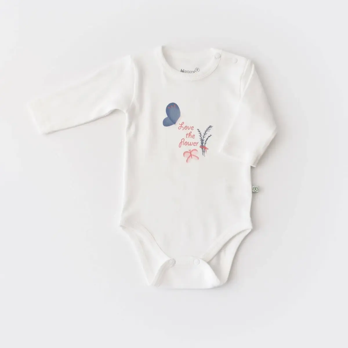 Bibaby Organik Tulum Takımı Tüllü Wild Flowers Spring Blue
