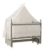 Meltem Kids Kral Beşik 60x120 cm Gri -  Gri