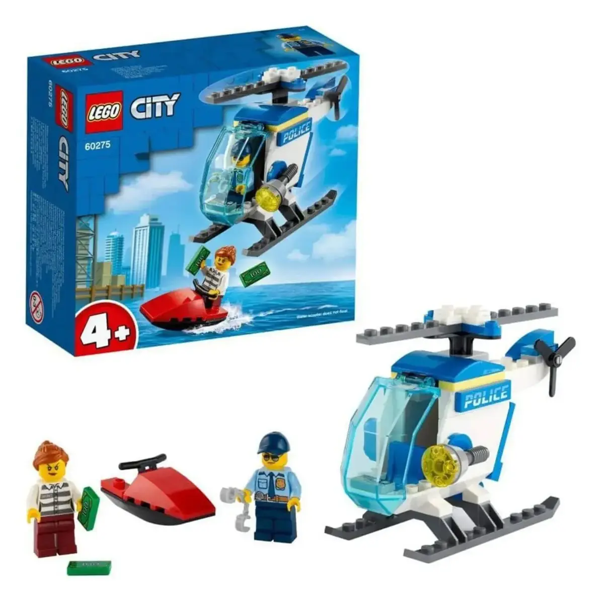 LEGO City Polis Helikopteri Yapım Seti 60275