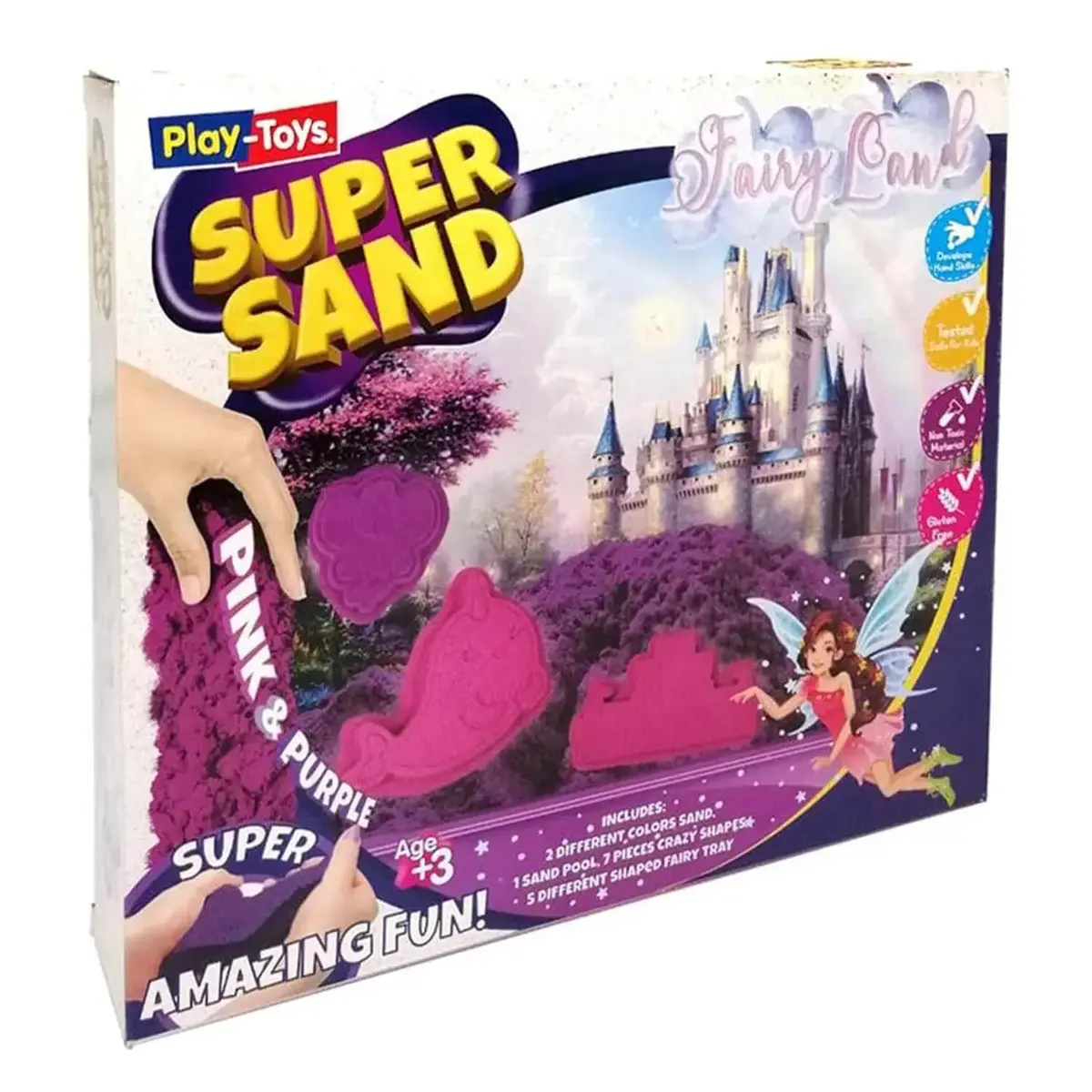 Play Toys Kinetik Kum Peri Ülkesi Oyun Kumu 500gr