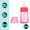 Mamajoo Akıtmaz Pipetli Bardak 270 ml Pembe