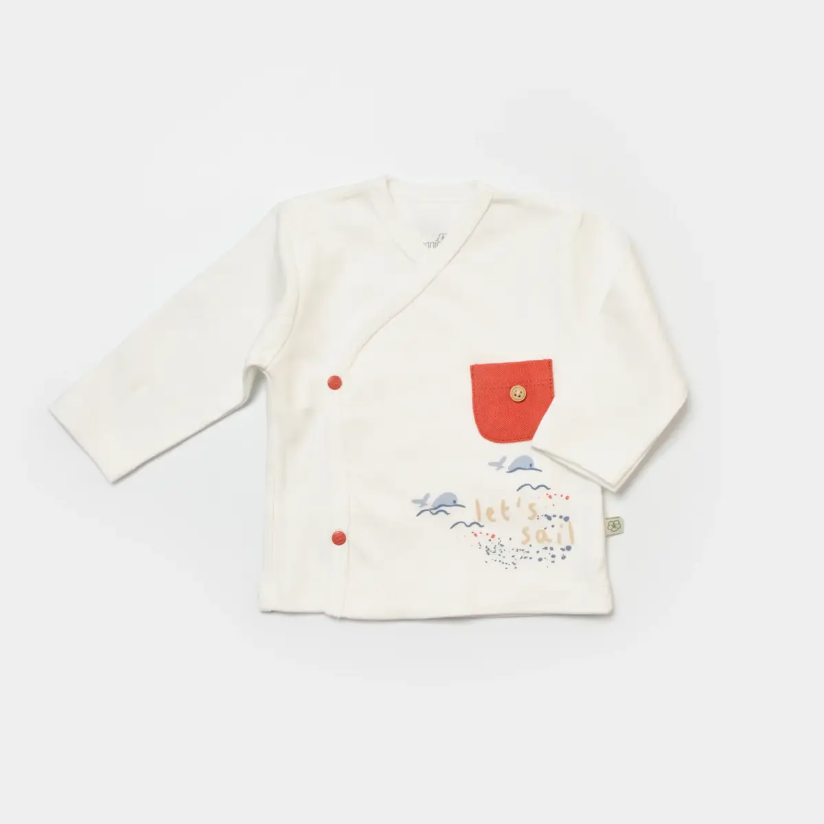 Bibaby Organik Hastane Çıkışı 10lu Sun Lets Sail Ekru - Mavi