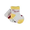Bibaby Organik Çorap Soket 2li Hi Rainbow Hi Bear Somon