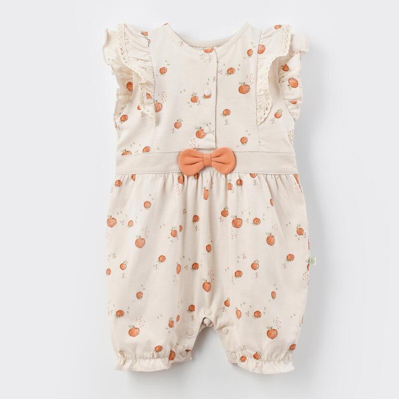 Bibaby Organik Tulum Şortlu Summer Fruit Light Cream