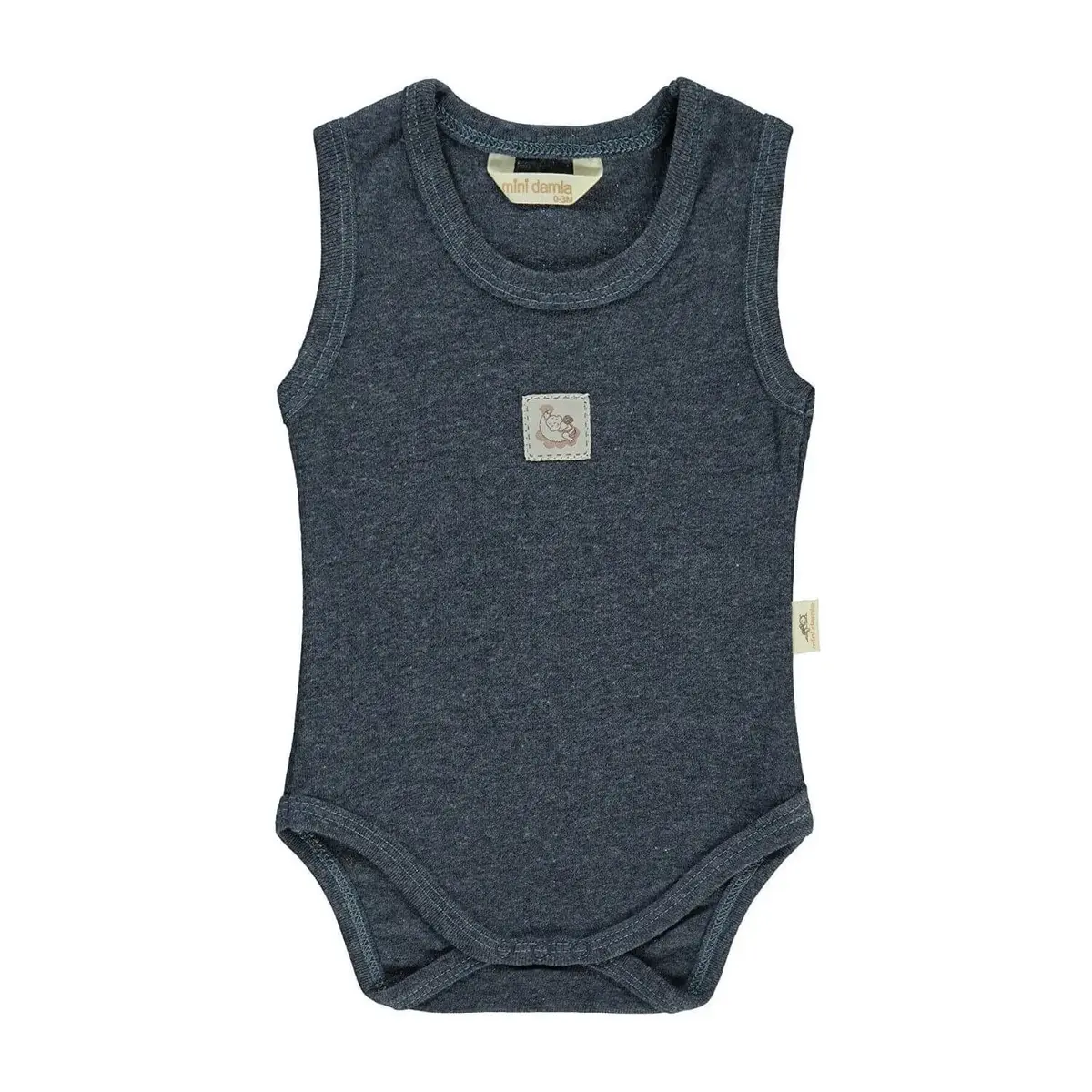 Mini Damla Body Askılı Armalı Lacivert Mini Damla Body Askılı Armalı Lacivert