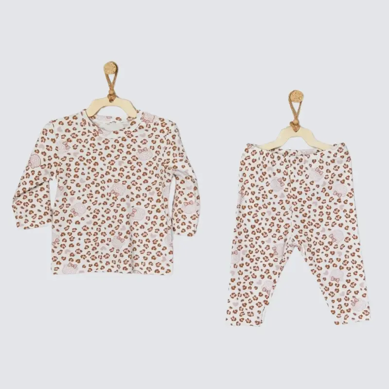 Andy Wawa Pijama Takımı Cute Leopard
