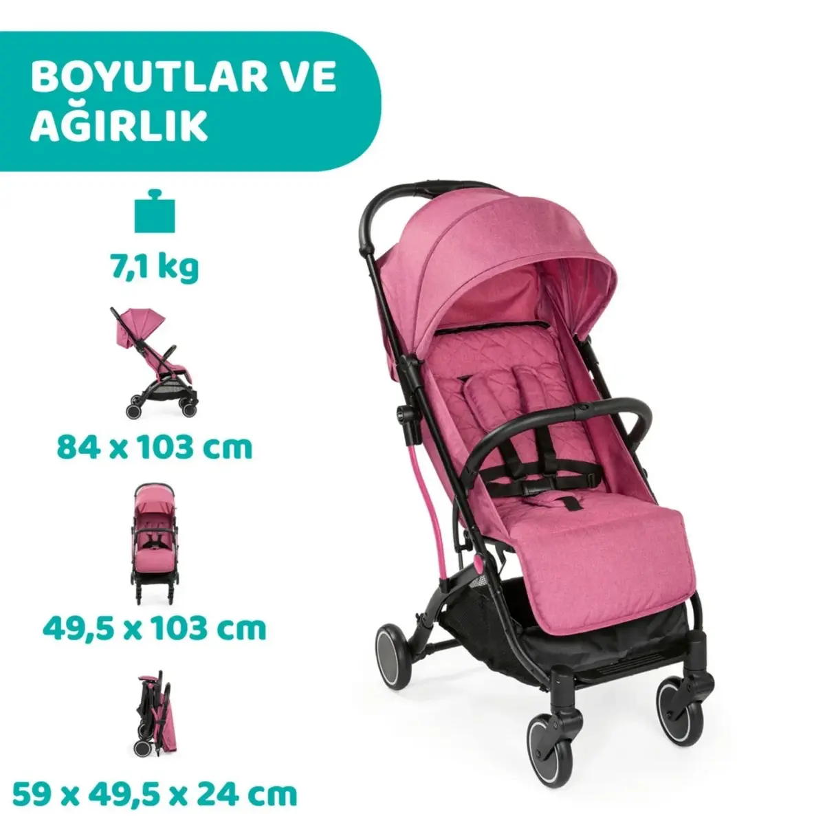 Chicco Trolley Me Bebek Arabası Lollipop