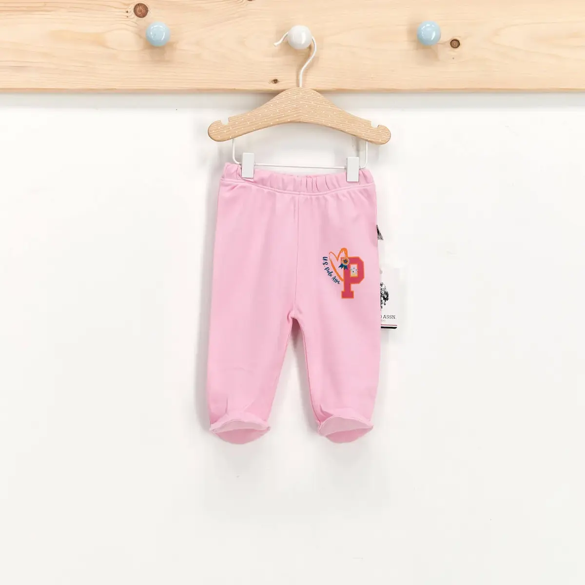 U.S. Polo Pantolon Patikli 2li Toz Pembe