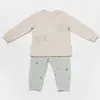 Bibaby Organik 2li Takım Modal Happy Forest Bej - Mint