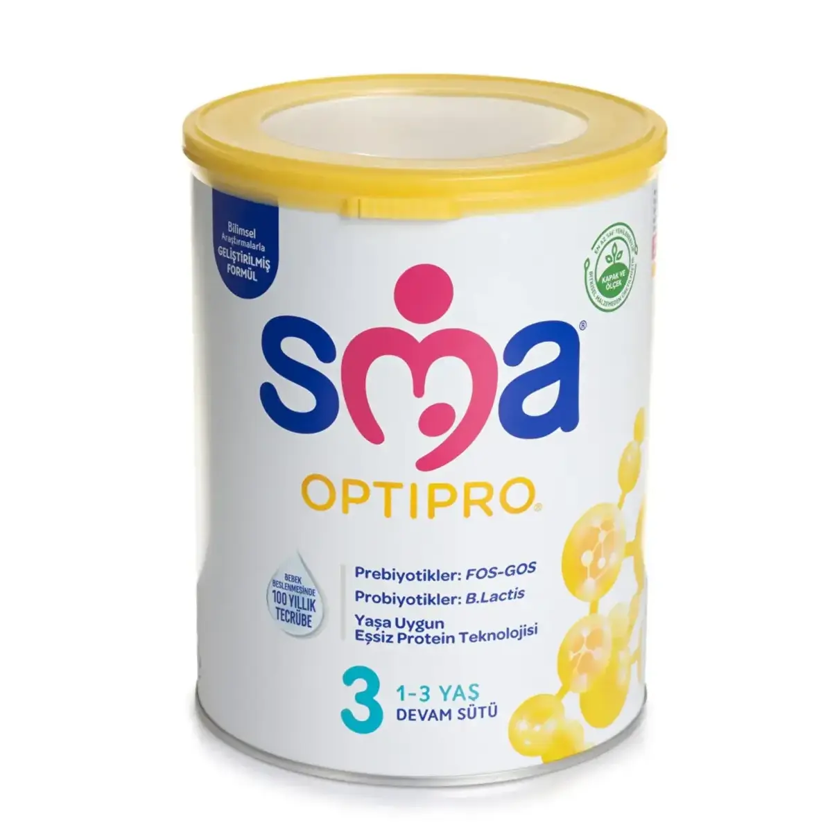 Sma OptiPro Probiyotik 3 Devam Sütü 800 gr 1-3 Yaş*3