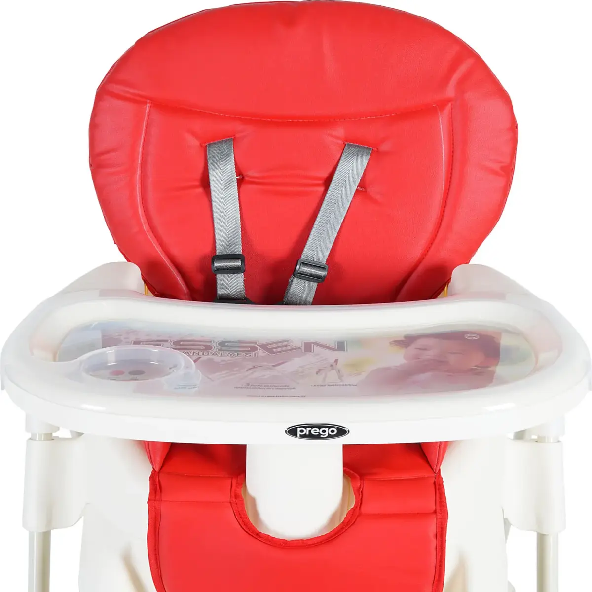 Prego 0623 Essen Mama Sandalyesi Kırmızı