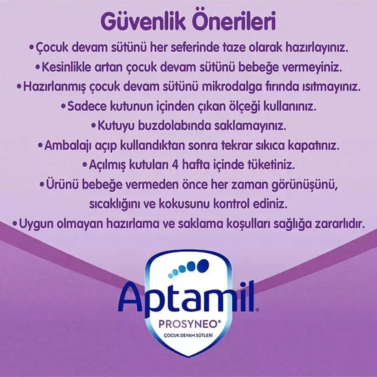 Aptamil Prosyneo 3 Devam Sütü 800 gr 1 Yaş+