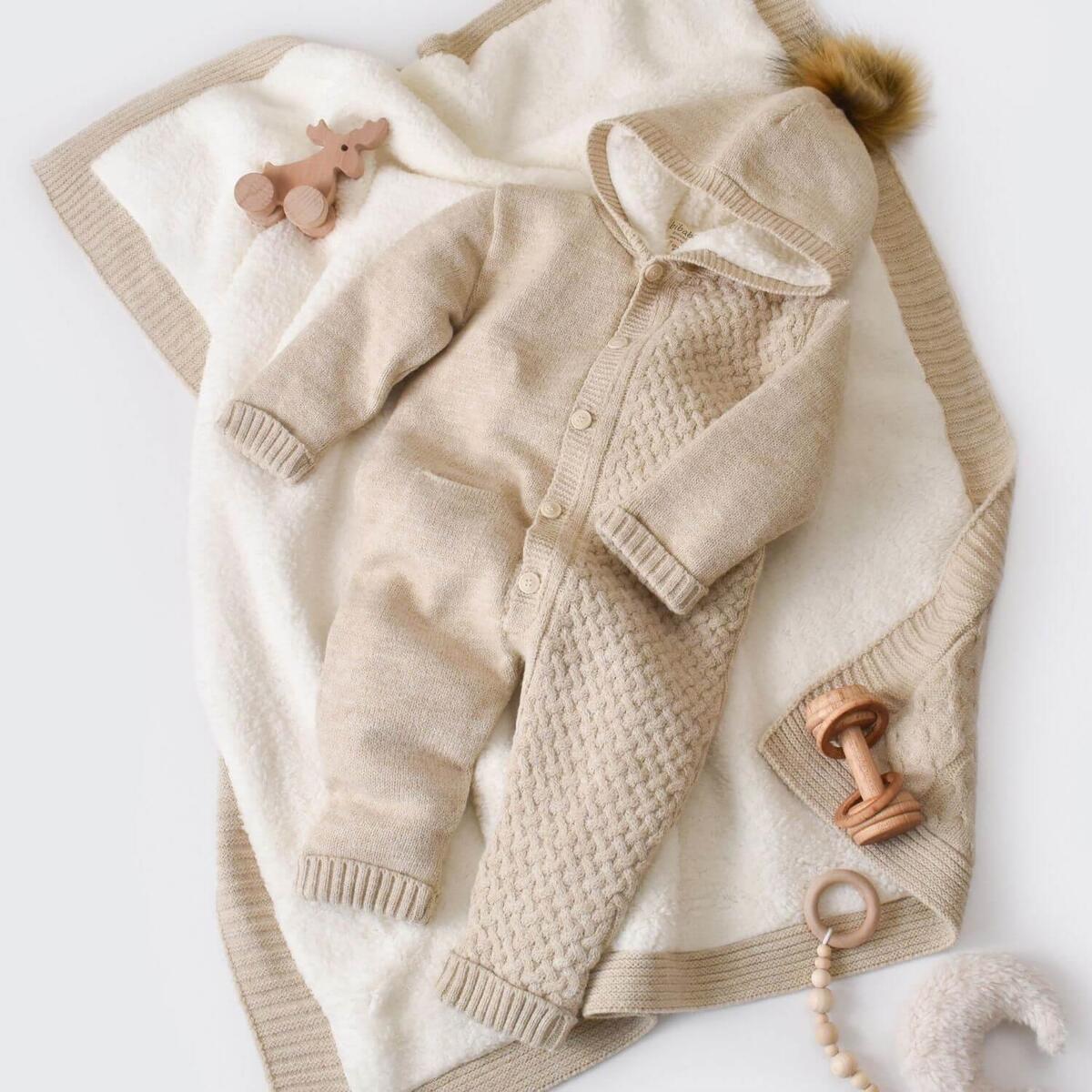 Bibaby Tulum Cepli Welsoft Triko Bej