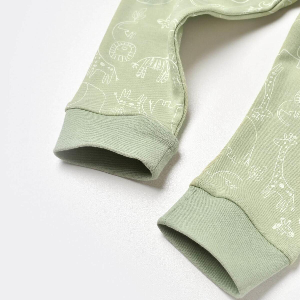 Bibaby Pijama Takımı Zoo Is Good Lime Cream
