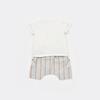 Bibaby 2li Takım Şortlu Stripe Sytle Bej - Mavi