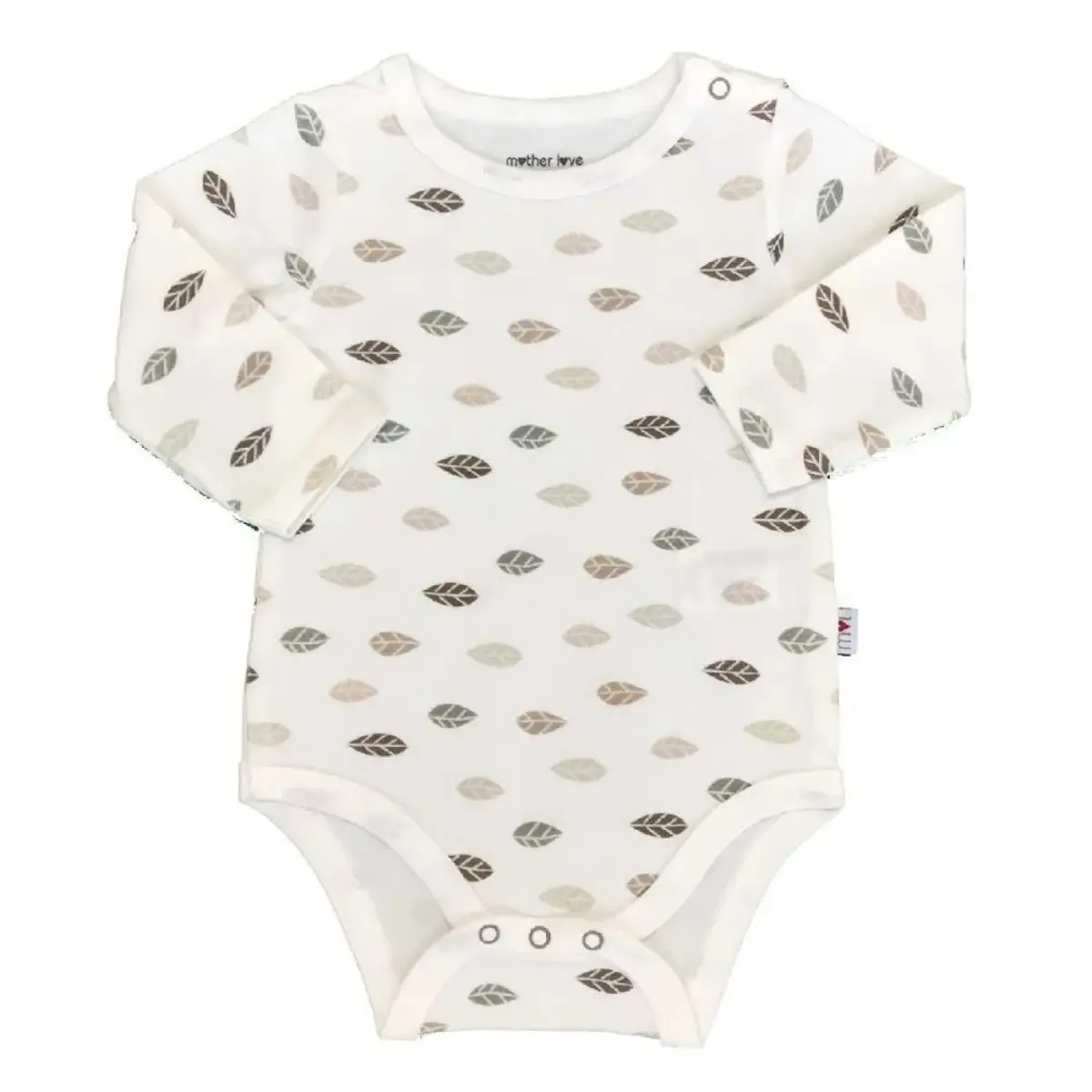 Mother Love Body Uzun Kol Emprime Yaprak