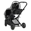 Prego 2223 Ibiza Plus Travel Sistem İkiz Bebek Arabası Gri