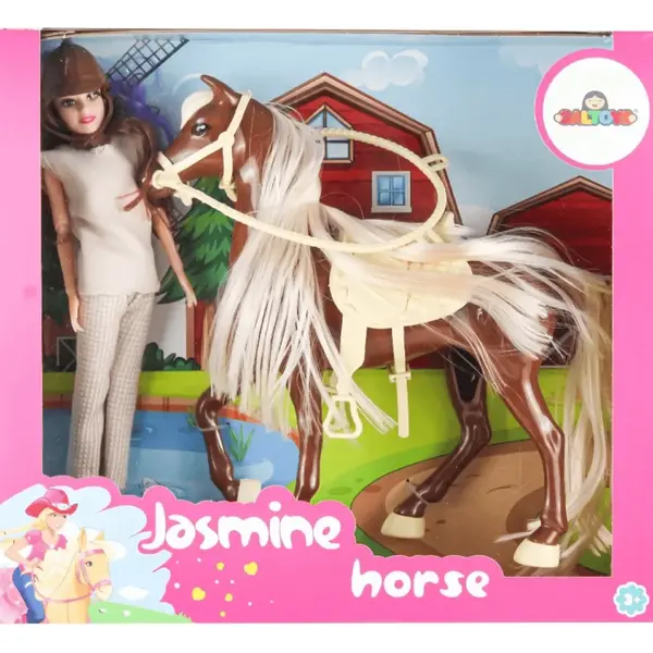 Galtoys Jasmine Atlı Bebek Kahve