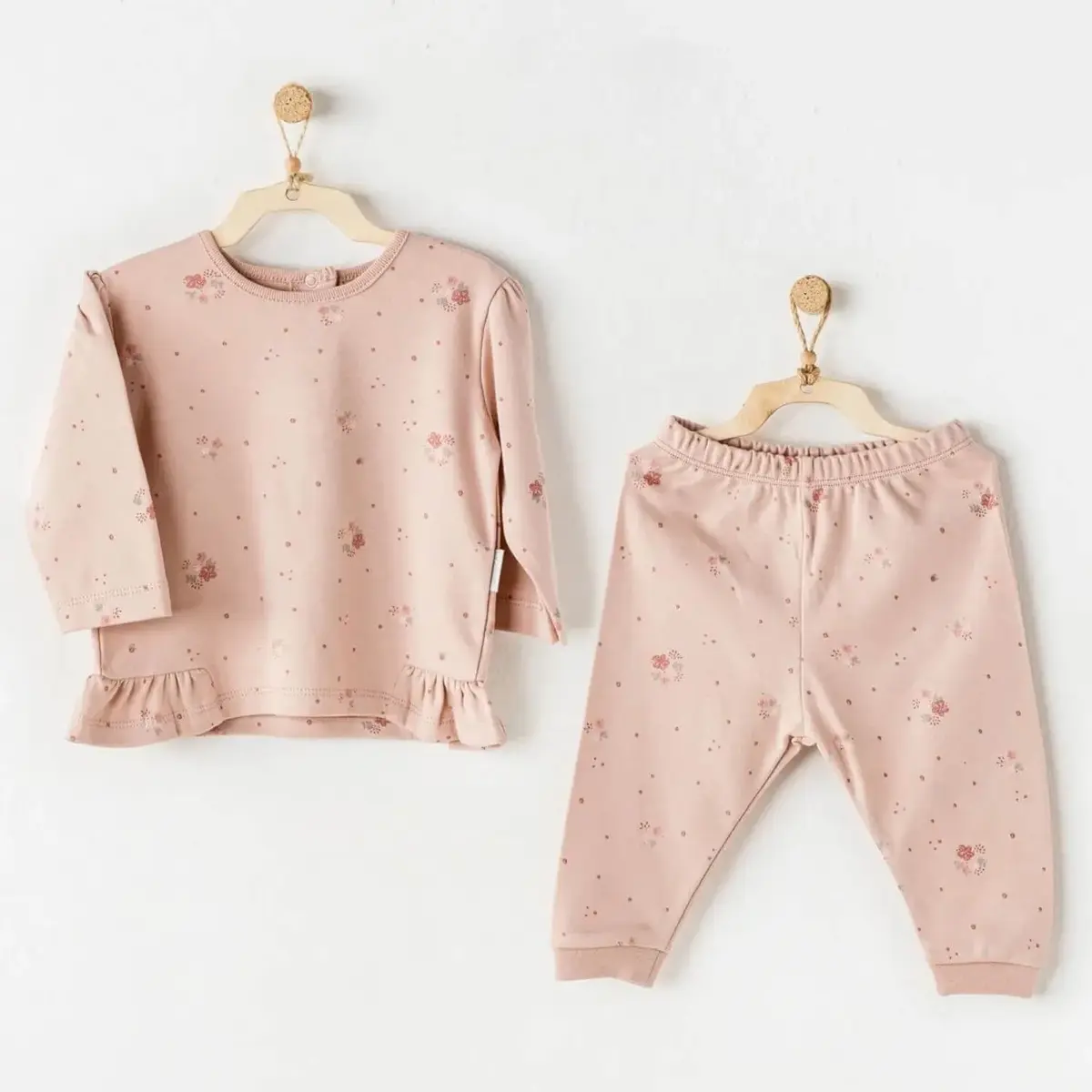 Andy Wawa 2li Takım Hiding Rabbits Ekru - Somon