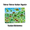 Lino Tekrar Tekrar Kullanılabilen Stıcker Dınosaur World