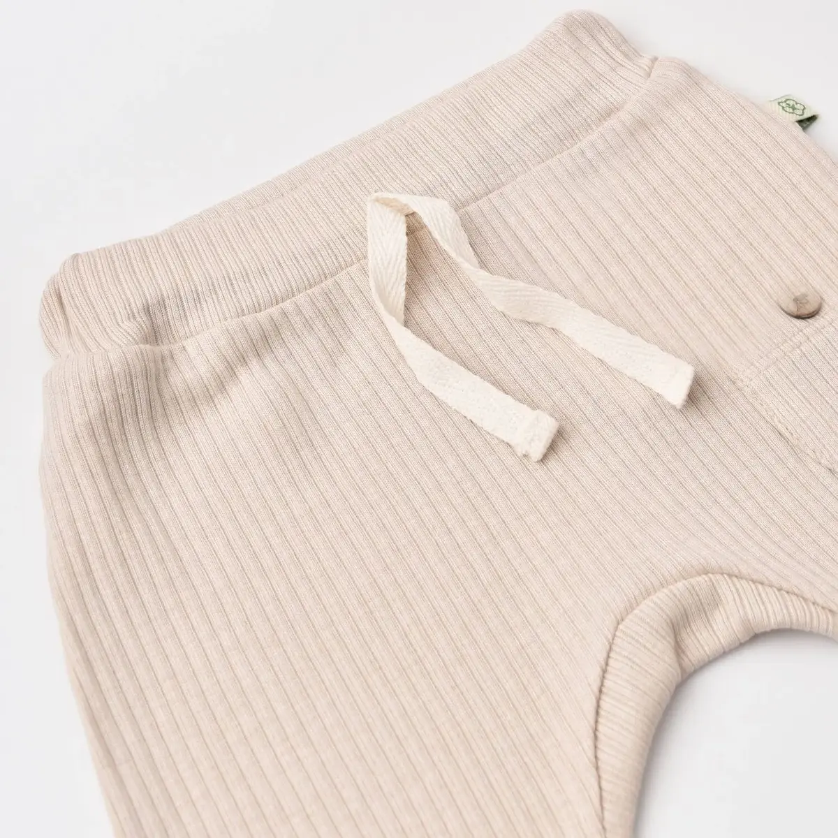 Bibaby Organik Pantolon Patiksiz Soft Modal Bej