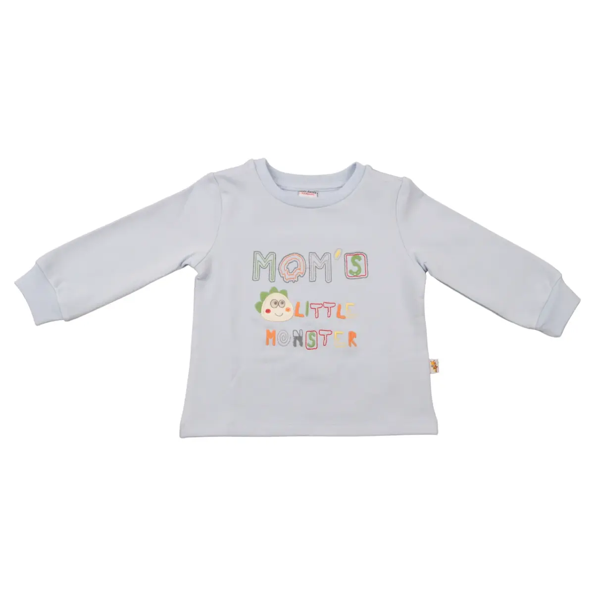 Mini Damla Sweatshirt Dinazor Mavi Mini Damla Sweatshirt Dinazor Mavi
