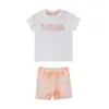 U.S. Polo 2li Takım T-Shirt Krem - Somon