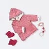 Bibaby Organik Hırka Little Love Rose Dry