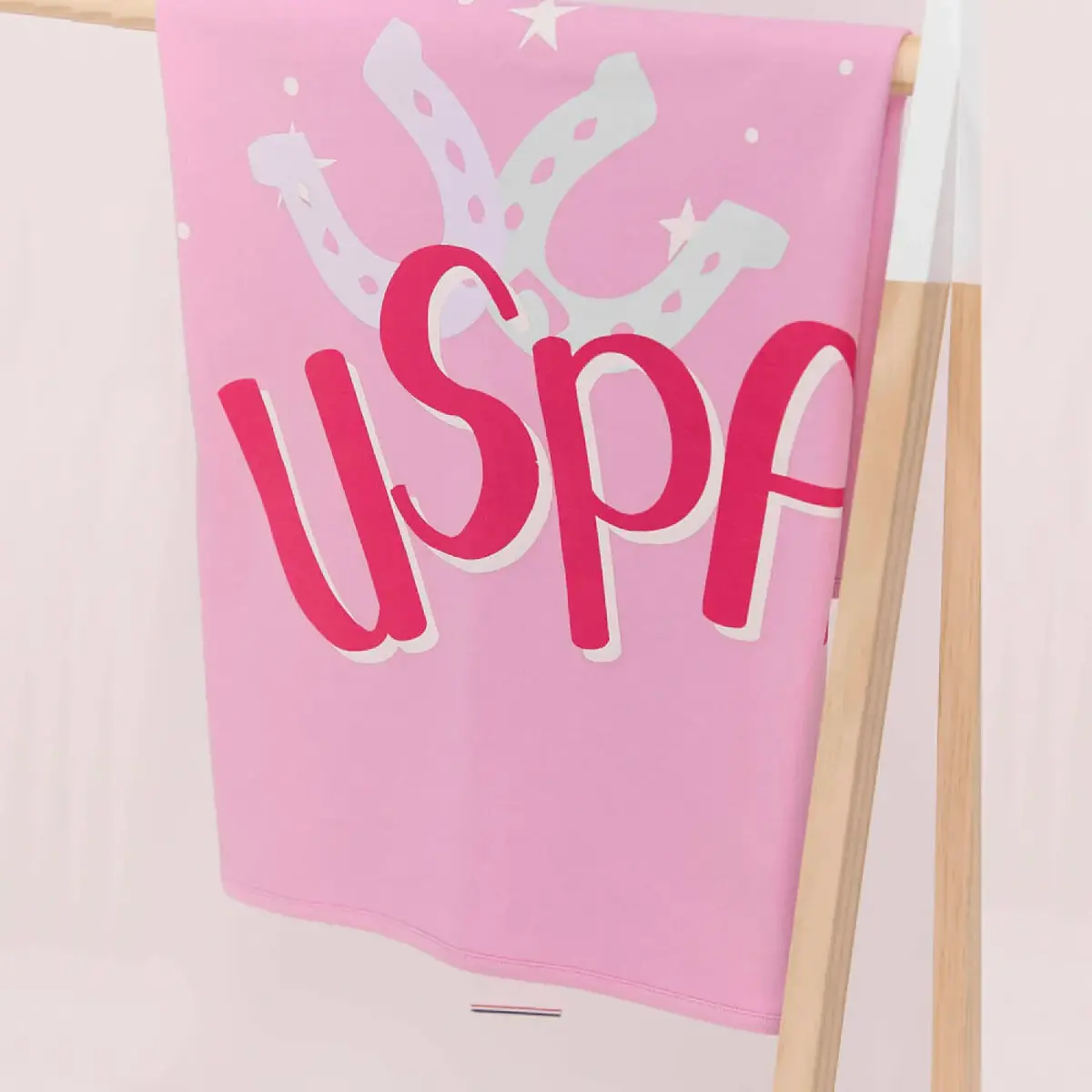 U.S Polo Battaniye Toz Pembe