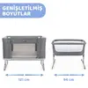 Chicco Next2Me Forever Anne Yanı Beşik Moon Grey