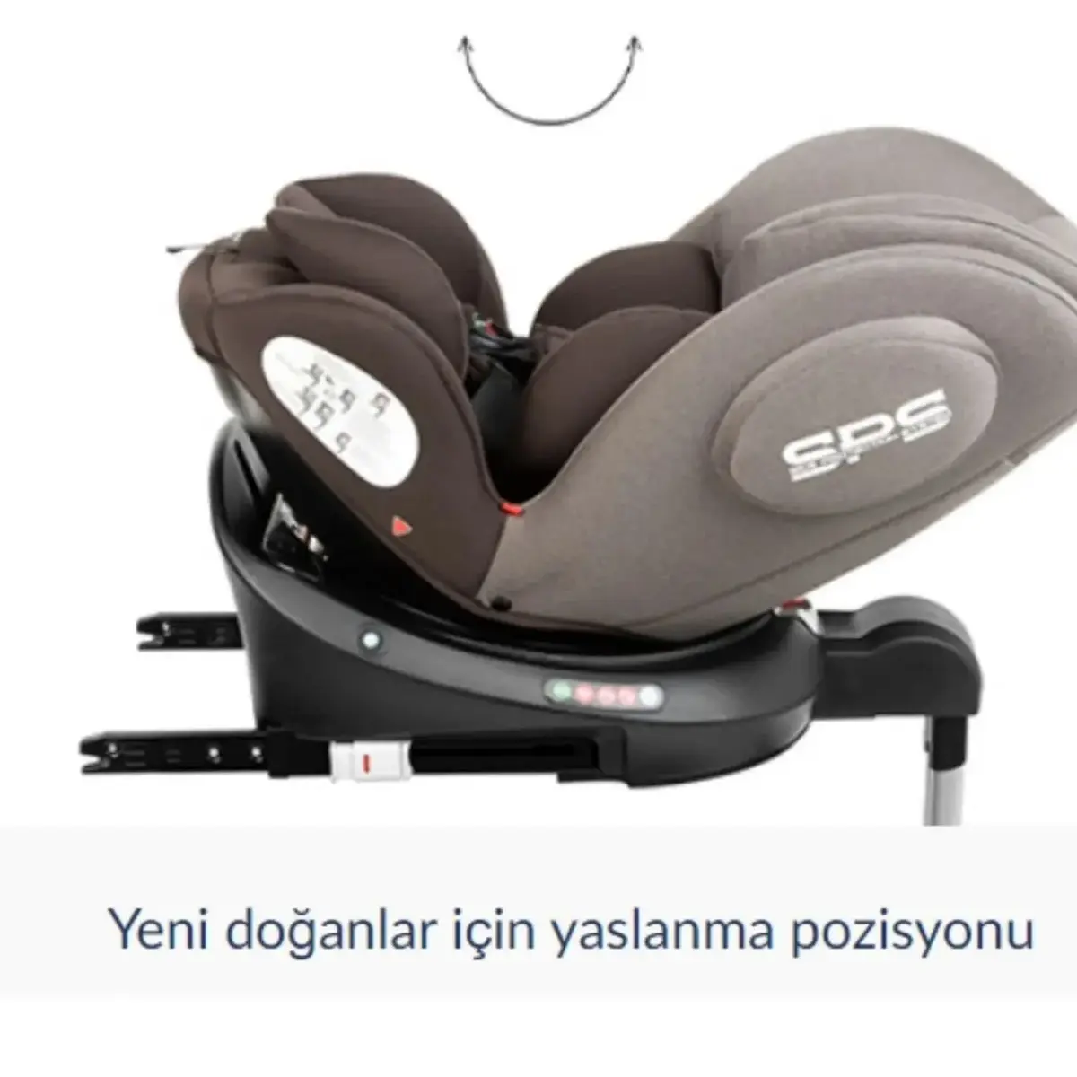 Kikka Boo Ronda Isofixli Oto Koltuğu 0-36 Kg Brown