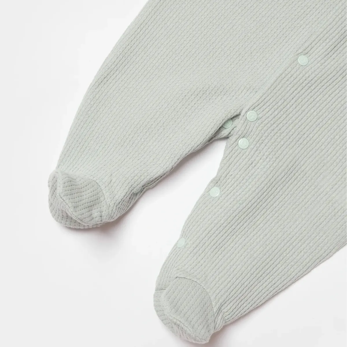 Bibaby Organik Tulum Waffle Smile Mint