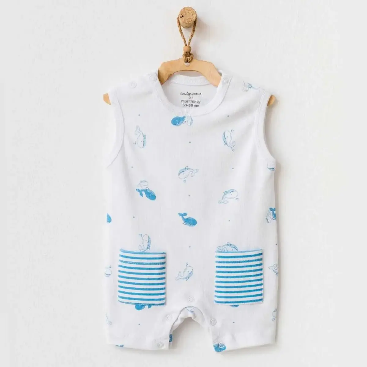 Andy Wawa Tulum Cute Whale Beyaz