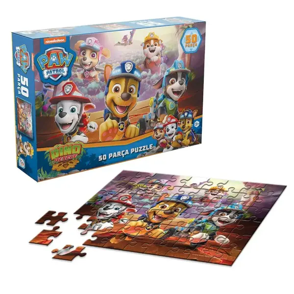 Paw Patrol Puzzle Dino Rescue 50 Parça 
