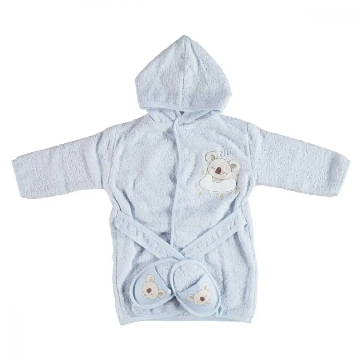 Bibaby Bornoz Takımı 2li Koala Mavi