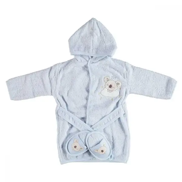 Bibaby Bornoz Takımı 2li Koala Mavi