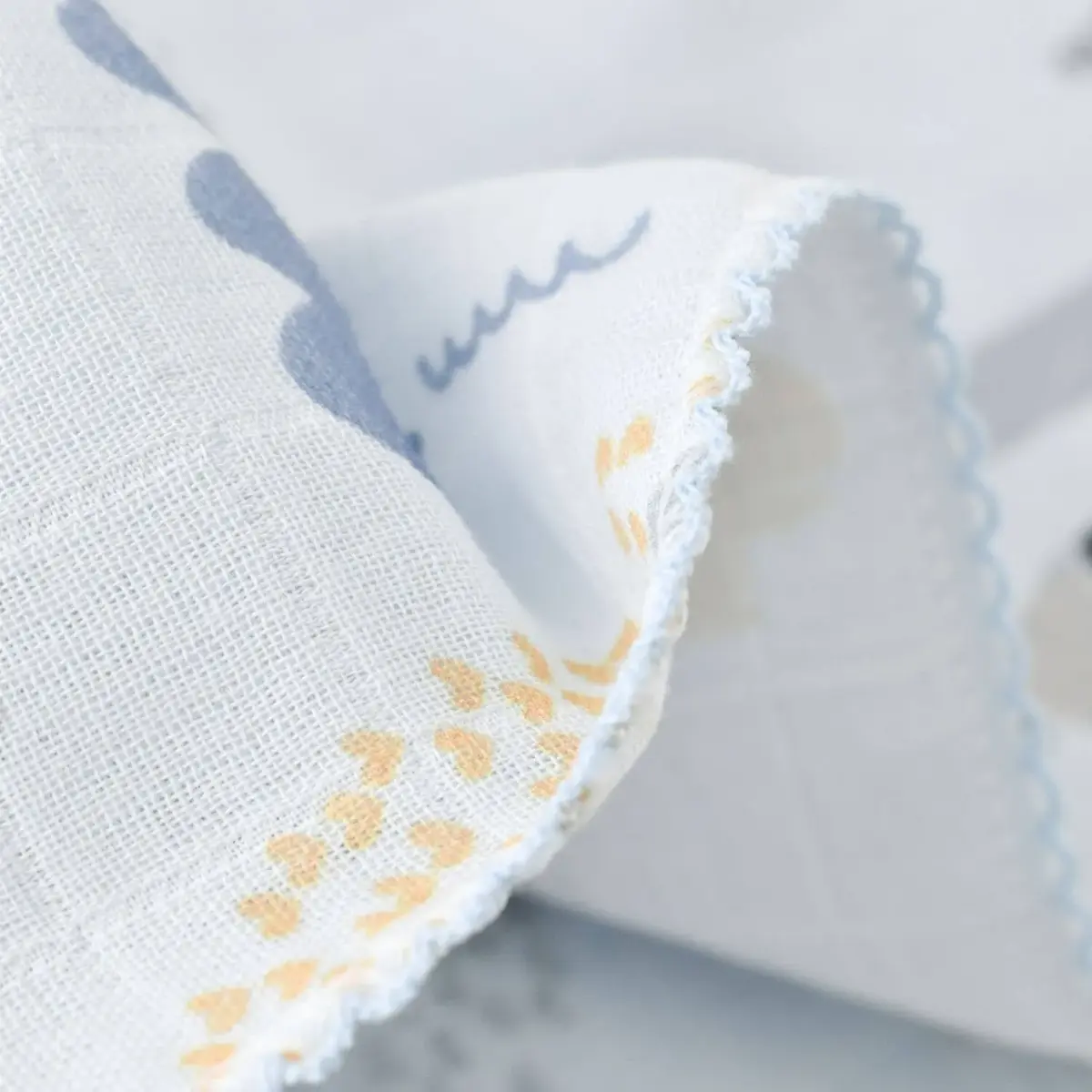 Bibaby Müslin Battaniye Rain Tree Mavi