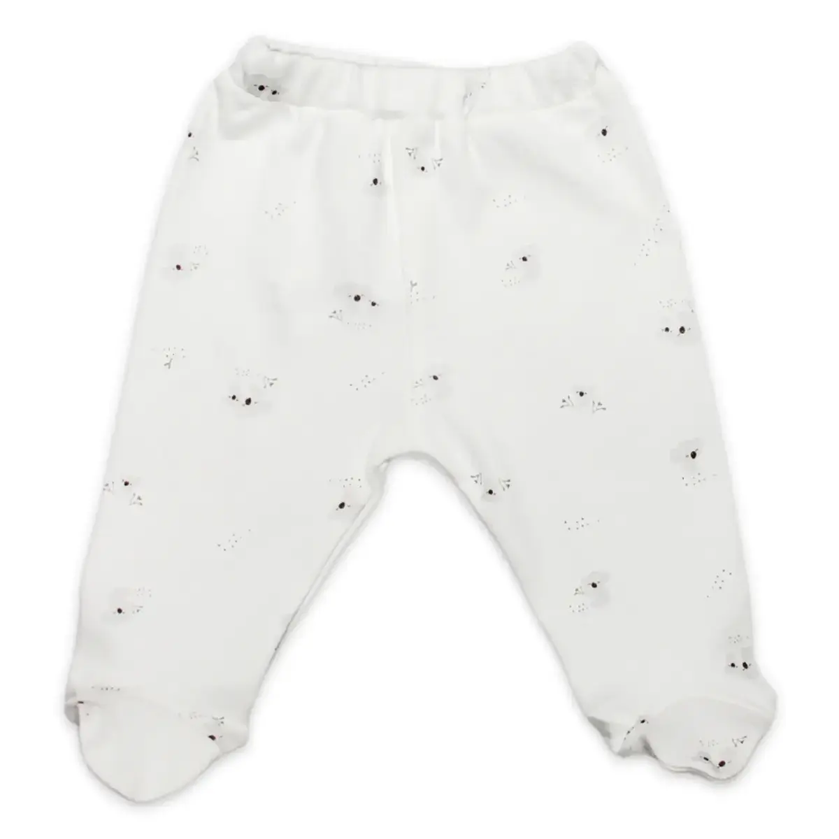 Bistyle Pantolon Patikli Little Koala Gri - Sarı - Ekru