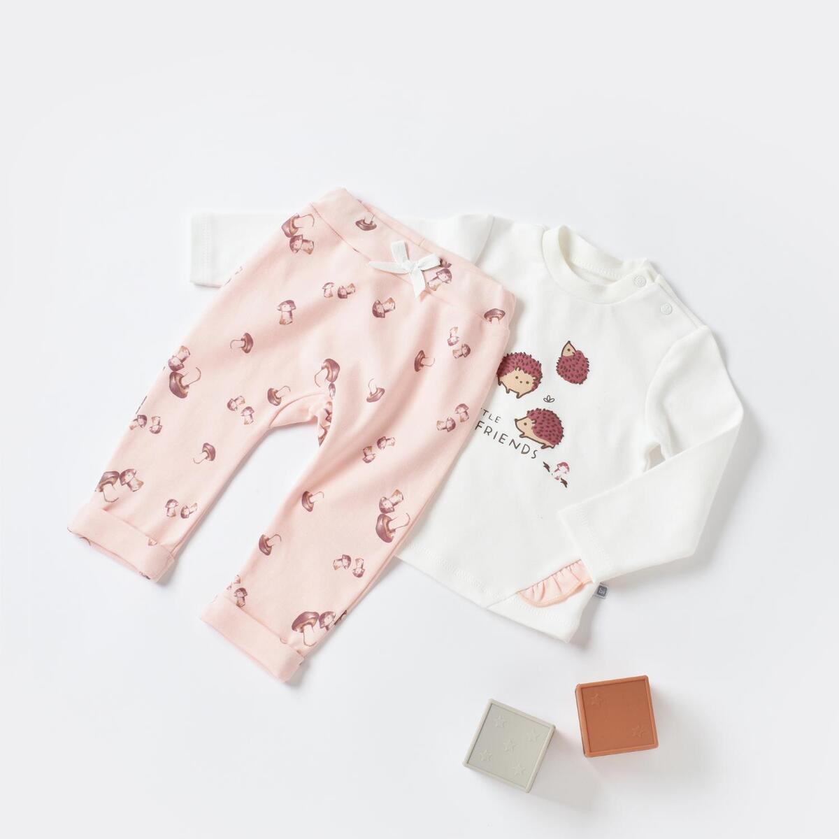 Bibaby 2li Takım Bonny Mushroom Pembe